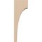 Ekena Millwork 2"W x 4"D x 12"H Thin Huntington Rough Cedar Woodgrain TimberThane Corbel, Primed Tan CORUR02X04X12HUNRCPR - alternate 5